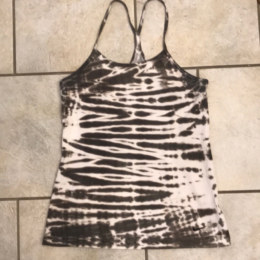 Nike size L racer back tie dye. Lightly worn.